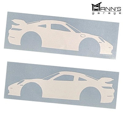Porsche Silhouette Decals (pair) - Porsche GT3