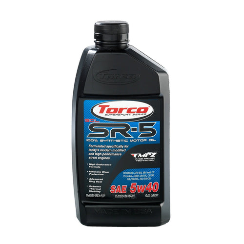 TORCO SR-5 GDL Synthetic Racing Oil, 5w40